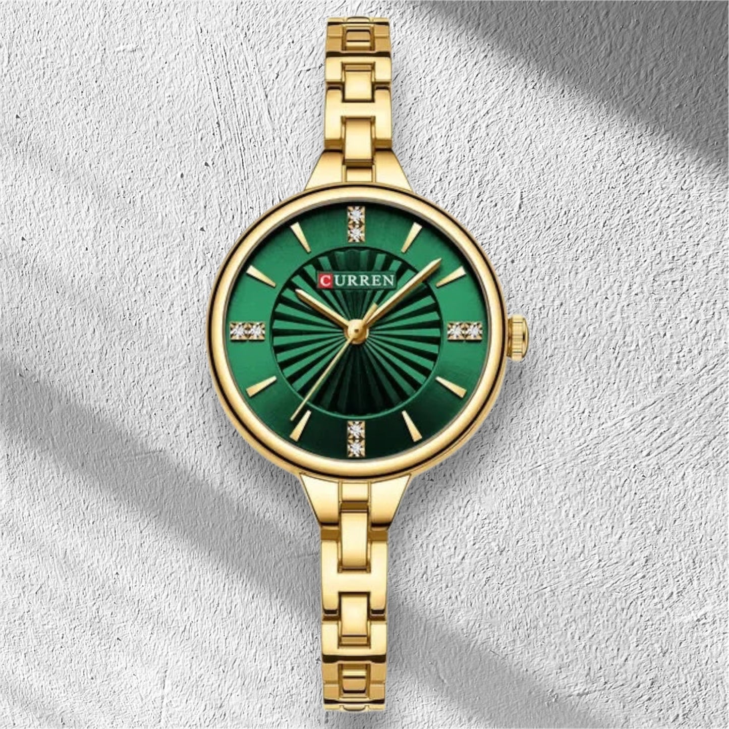 “Elegant Women’s Casual Quartz Watch Waterproof Stainless Steel Fashion Business Wristwatch.”