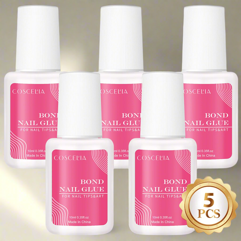 “Clear Nail Glue for False Nail Tips – Strong, Quick-Drying Adhesive for Perfect Nails”