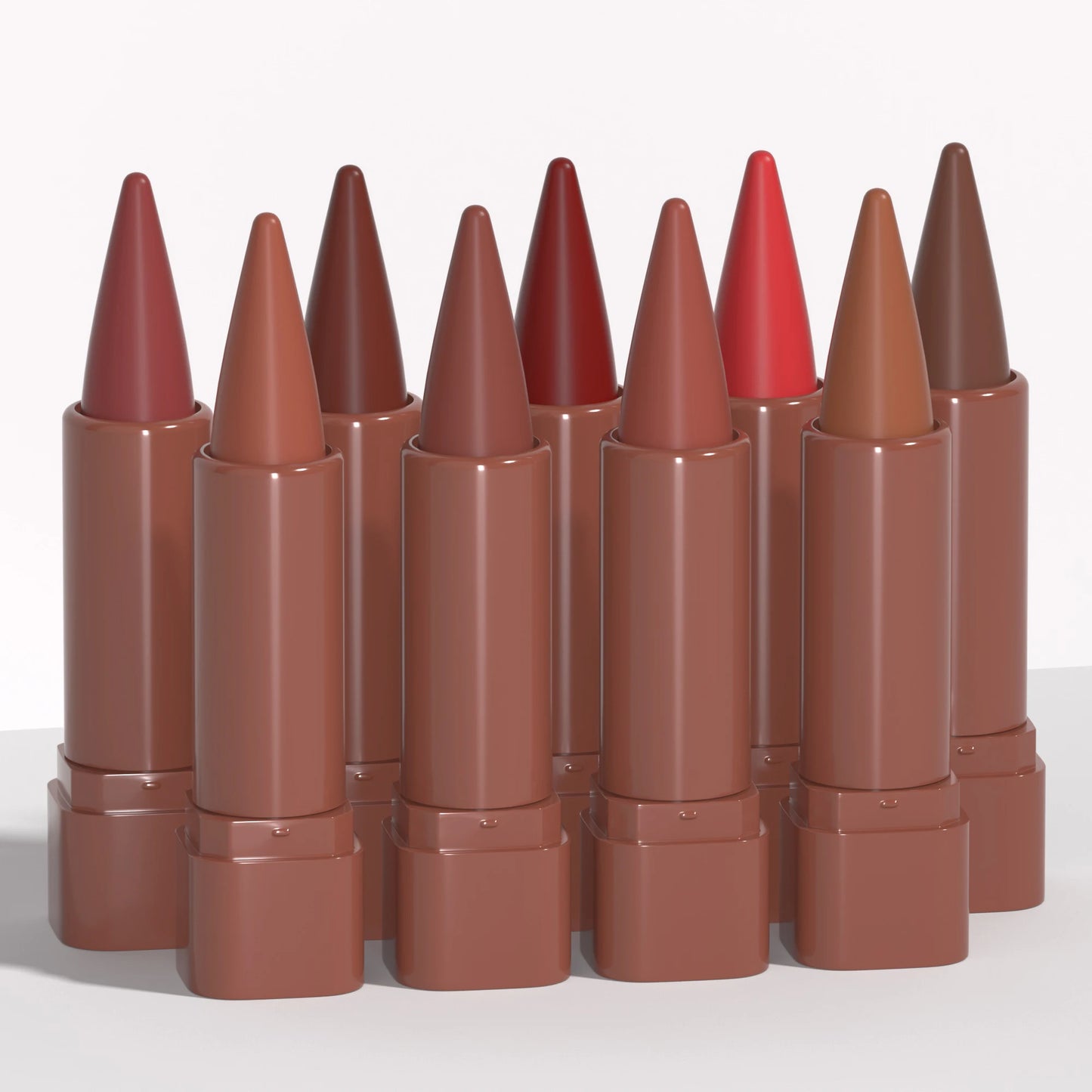 “Matte gradient lip liner for smooth application, defining elegant, long-lasting lips.”