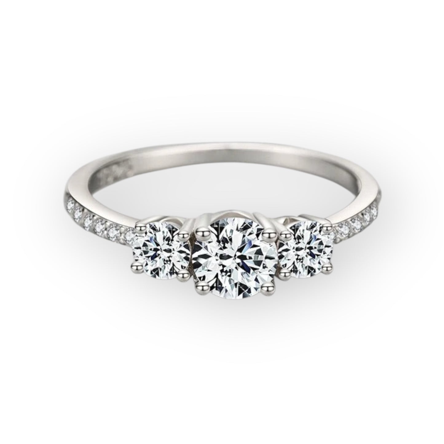 “925 sterling silver ring with emerald-cut zircon, dazzling wedding fine jewelry.”