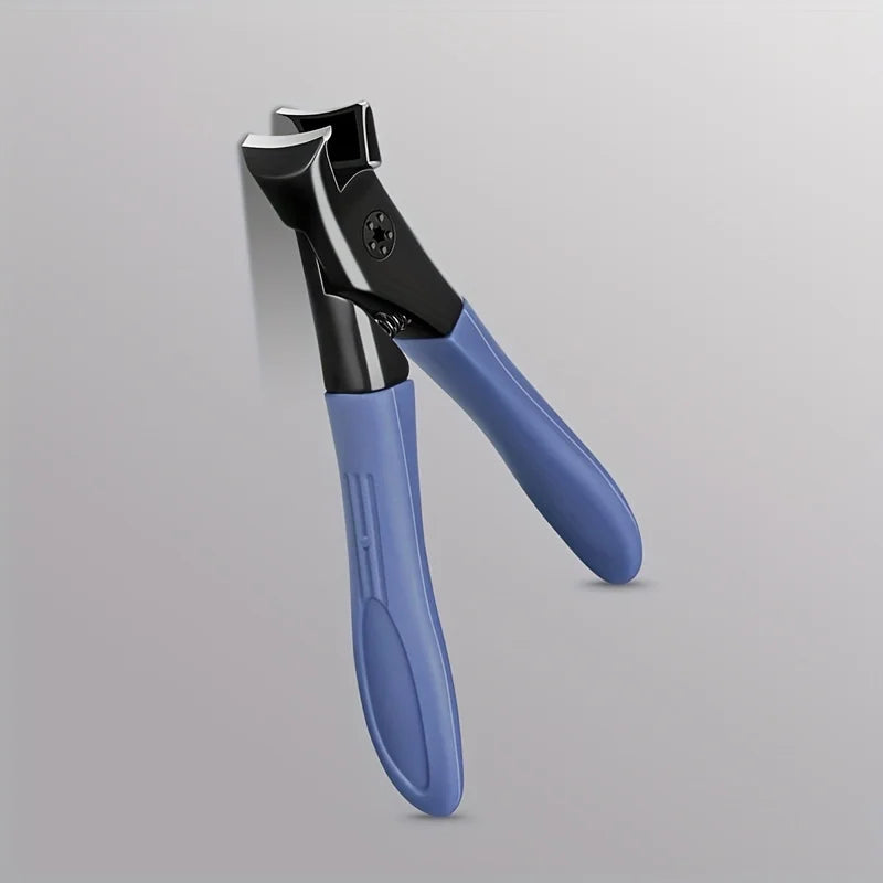 “Stainless steel nail clippers, gray, durable, thick nails, elderly use, individual household trimmer.”