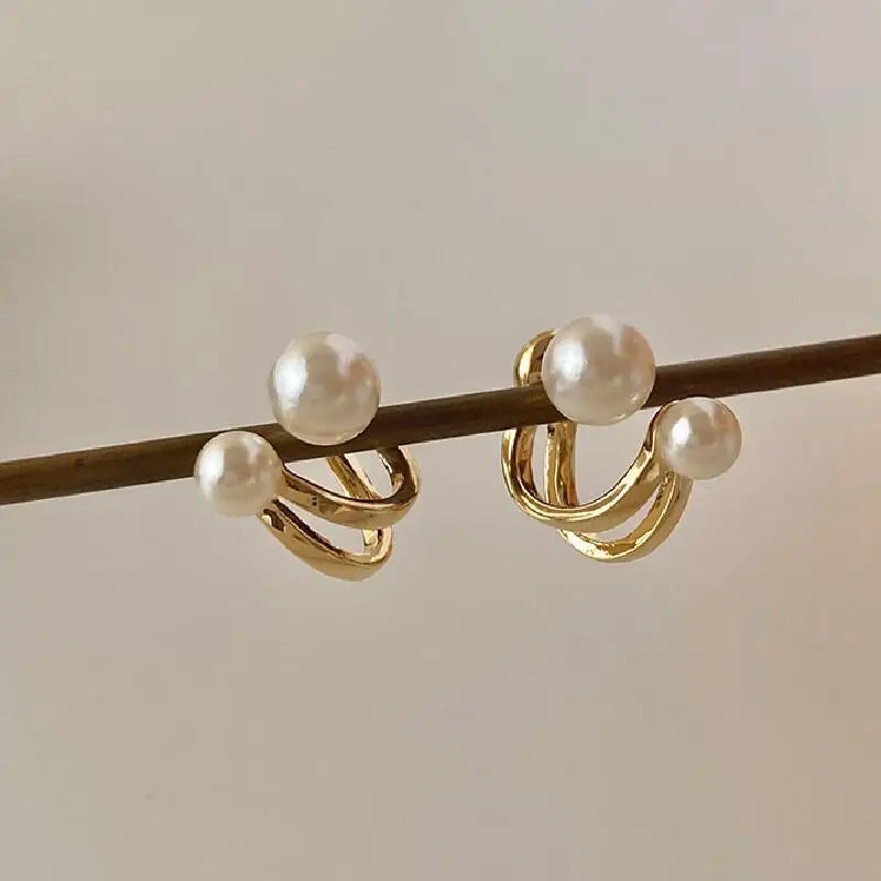 “Classic pearl earrings, vintage style, elegant gift for women and girls.” - Dazzory