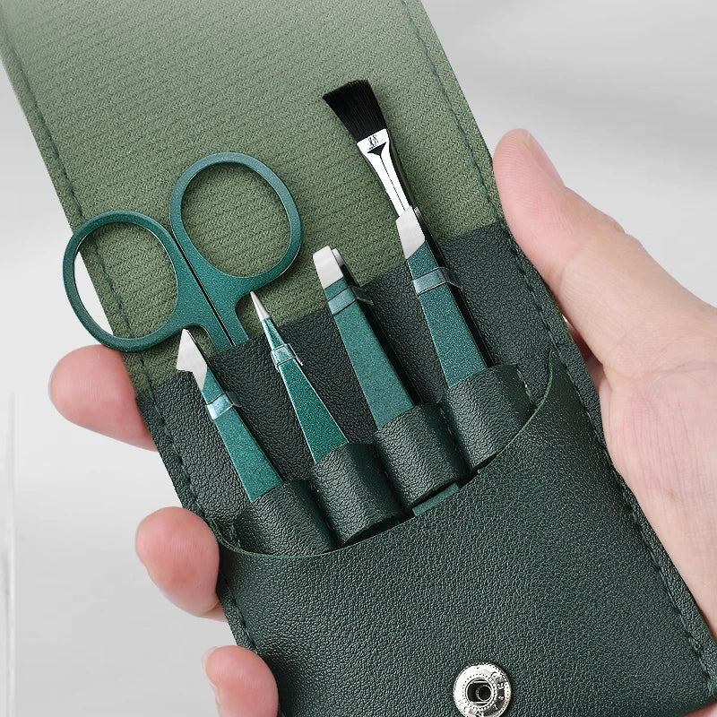 “2/4/6 Pcs Beauty Tweezers: Stainless Steel, Colorful, Precise Hair Removal Tools.”