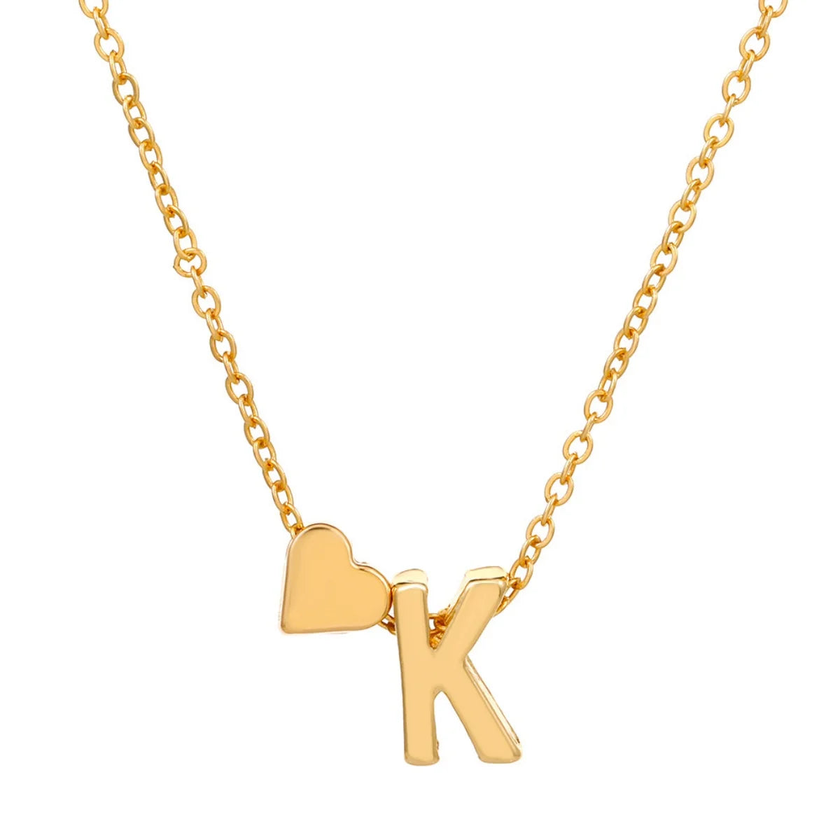 “Initial 26 Letter Heart Necklace for Women and Girls, Perfect Friendship Gift.”
