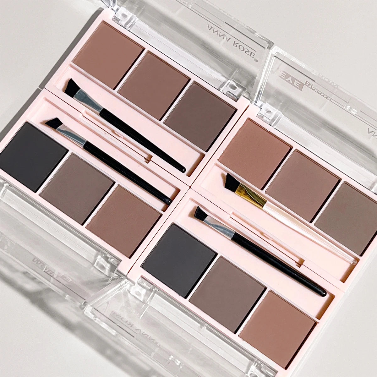 “Three-color waterproof eyebrow powder, natural, long-lasting, sweat-proof, 3D eyebrow shaping.”