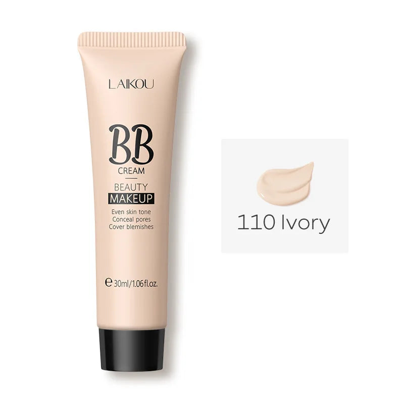 “30ml BB Cream Concealer – 6 Colors, Natural Finish, Lightweight Primer & Full Coverage”