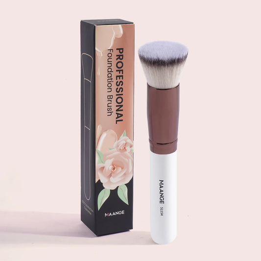 “2-piece foundation brush set: soft bristles for liquid makeup.” - Dazzory