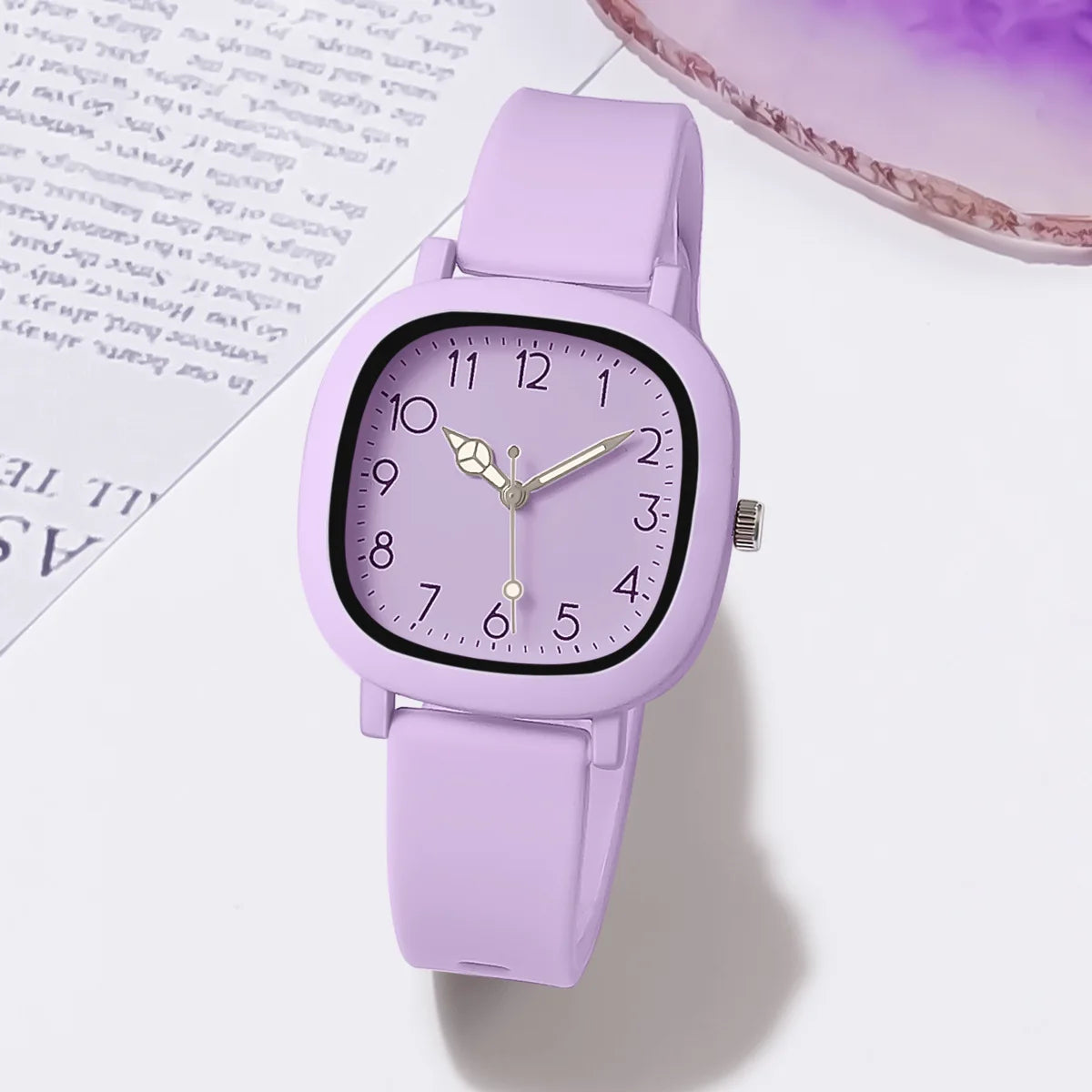 “Fashion Brand Bear Women’s Quartz Watch - Casual Silicone Jelly Watch for Girls.”