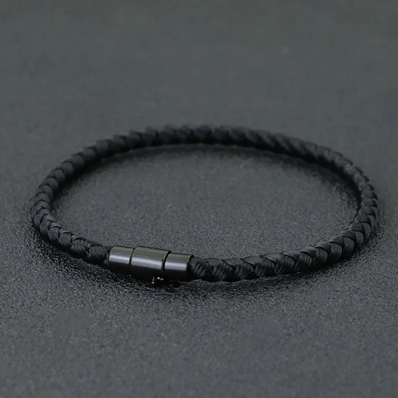 “Grade A Keel Rope Bracelet - Lucky Red Thread Magnetic Bracelet for Couples, Wealth & Prosperity.”