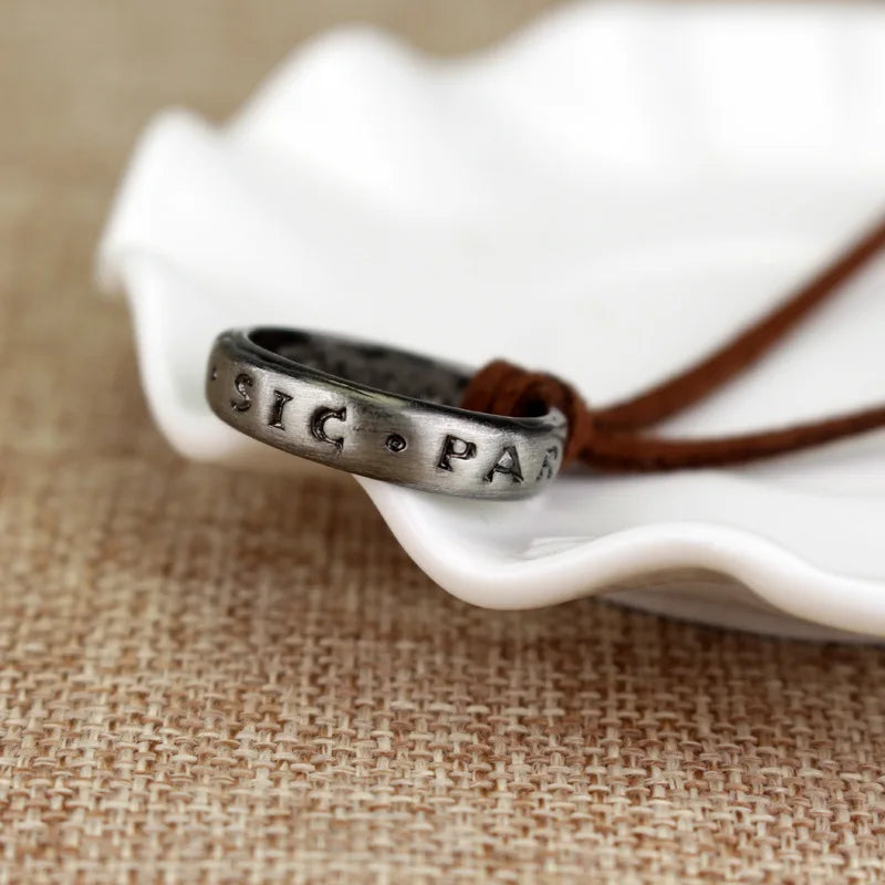 “Uncharted 4 Necklace & Ring - Nathan Drake Cosplay Vintage Pendant Jewelry.”