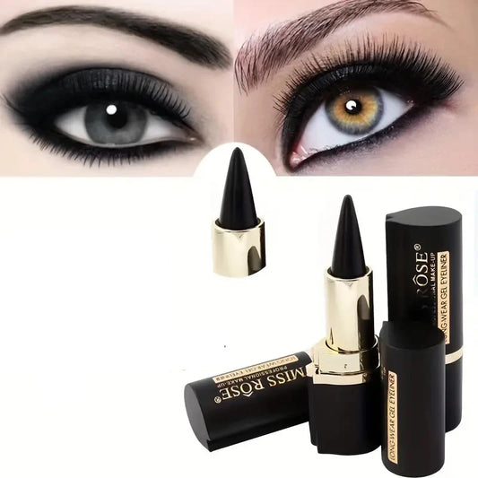 “Creamy texture eyeliner, 1 or 2 counts, easy color, sweat-proof, daily makeup accessory.”