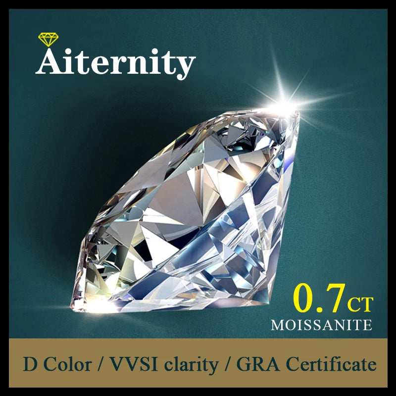 “Certified lab-grown moissanite gemstones, pass diamond tester, ideal for fine jewelry.”