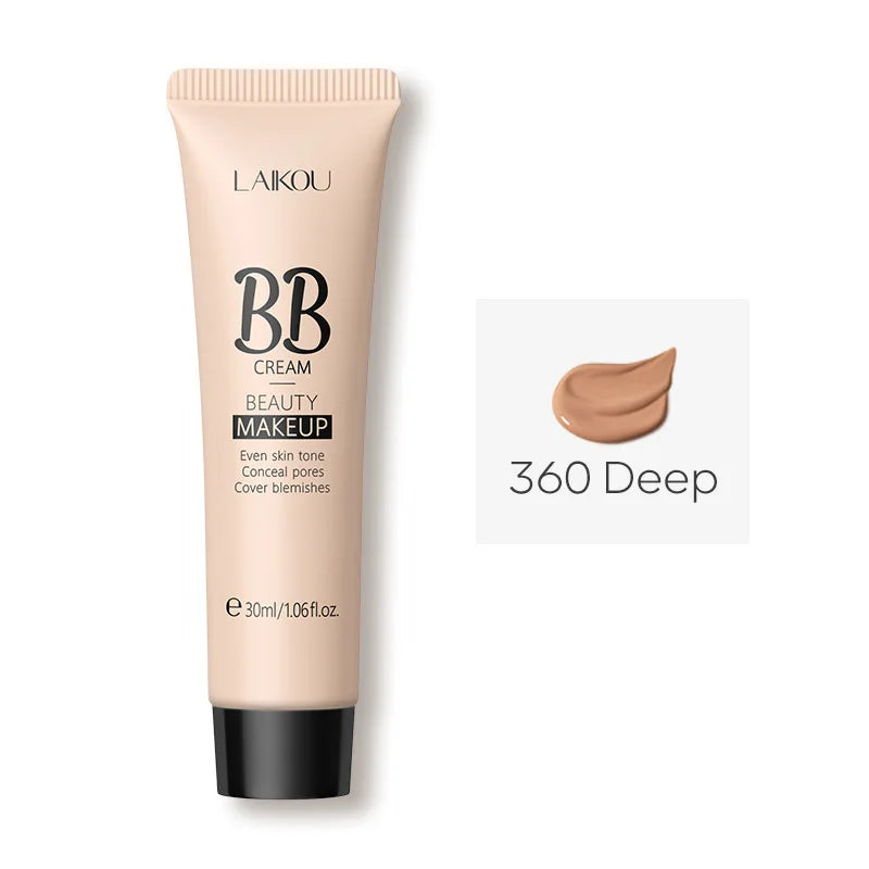 “30ml BB Cream Concealer – 6 Colors, Natural Finish, Lightweight Primer & Full Coverage”
