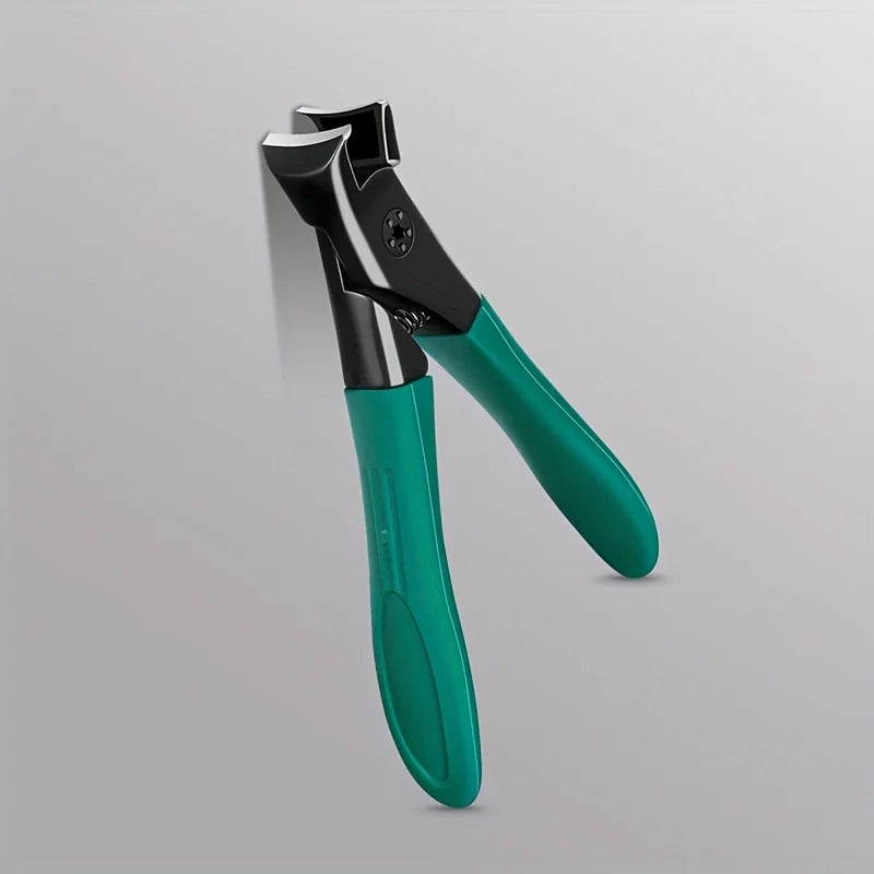 “Stainless steel nail clippers, gray, durable, thick nails, elderly use, individual household trimmer.”
