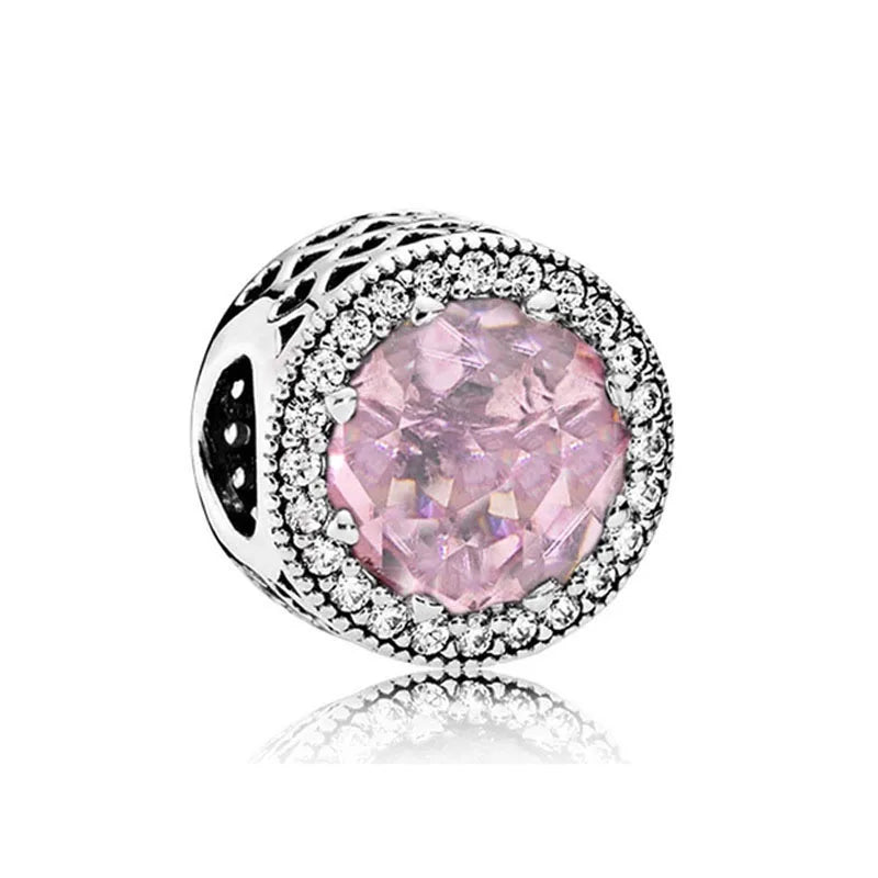 “925 Silver Family Charm Pendant - Sparkling Boy/Girl Bead for Pandora Bracelet.”