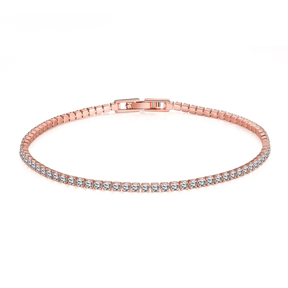 “Solid Gold Moissanite Tennis Bracelet Women D VVS1 Sterling Silver Jewelry.”