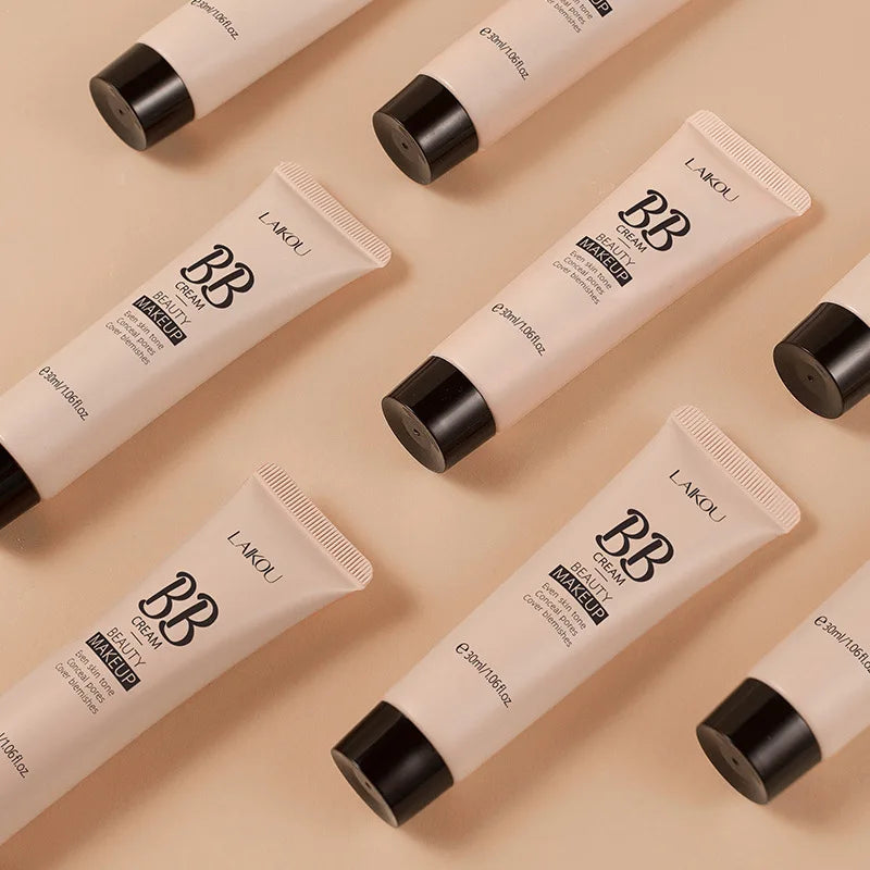 “30ml BB Cream Concealer – 6 Colors, Natural Finish, Lightweight Primer & Full Coverage”