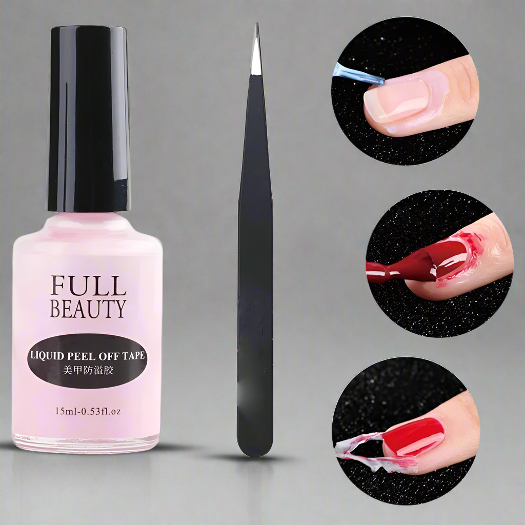 “15ml peel off latex, antifreezing nail liquid, edge protection, fast dry, nail care tool.”