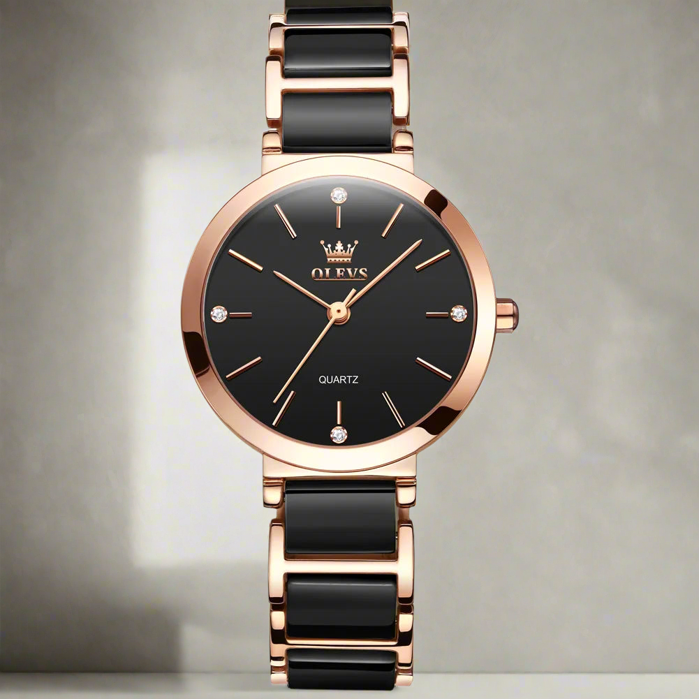 “Luxury Women’s Waterproof Quartz Wristwatch Elegant Fashion Bracelet Watch.”