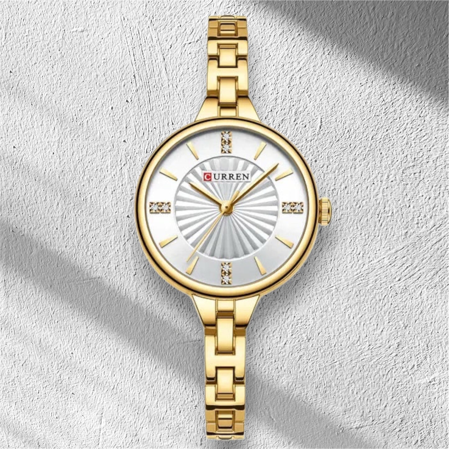 “Elegant Women’s Casual Quartz Watch Waterproof Stainless Steel Fashion Business Wristwatch.”
