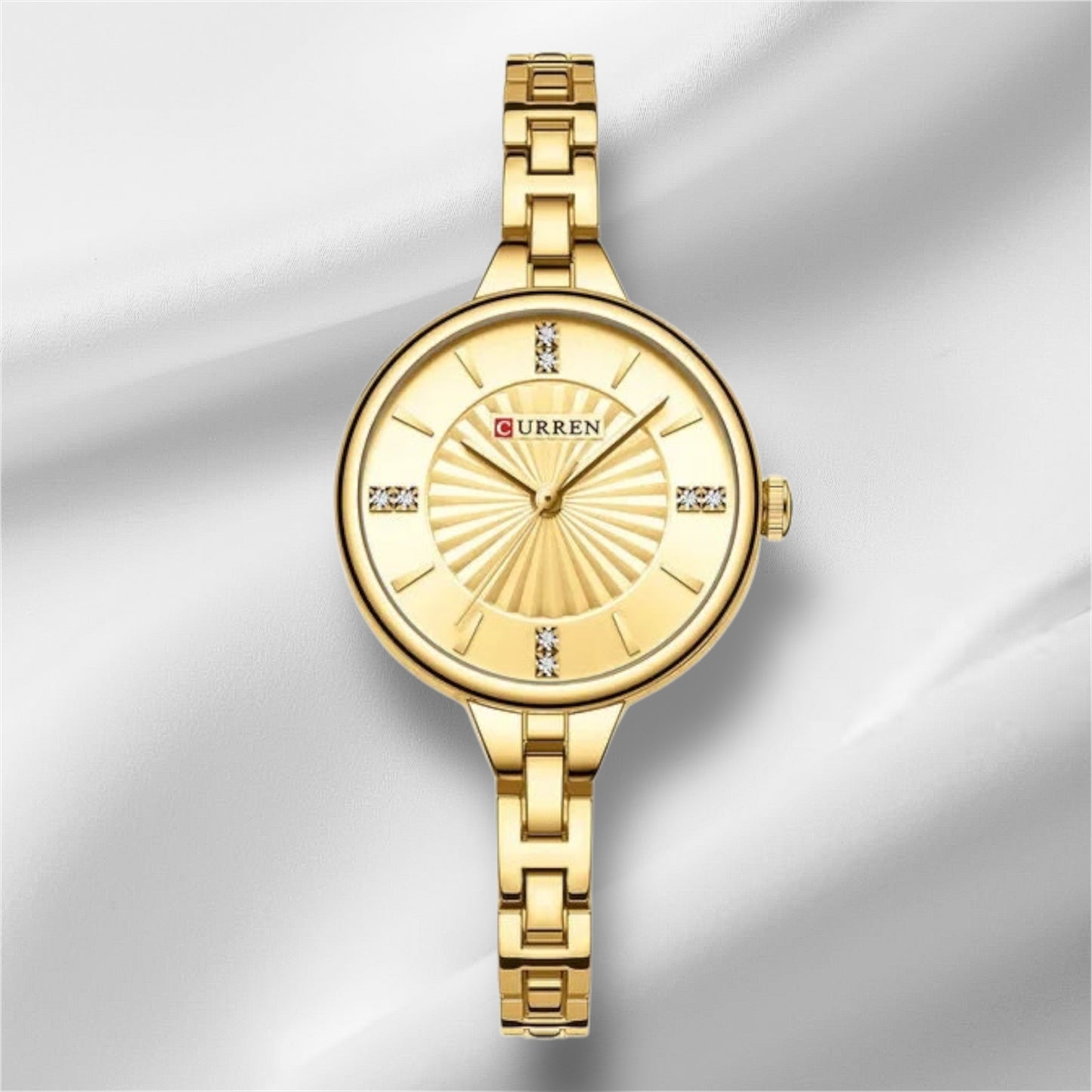 “Elegant Women’s Casual Quartz Watch Waterproof Stainless Steel Fashion Business Wristwatch.”