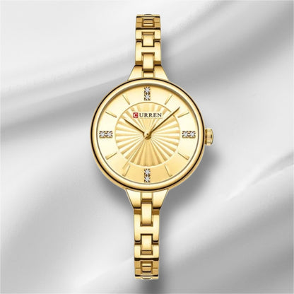 “Elegant Women’s Casual Quartz Watch Waterproof Stainless Steel Fashion Business Wristwatch.”