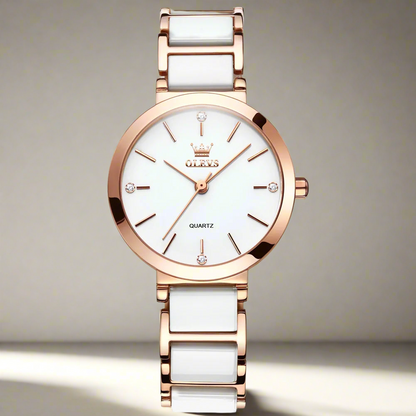 “Luxury Women’s Waterproof Quartz Wristwatch Elegant Fashion Bracelet Watch.”