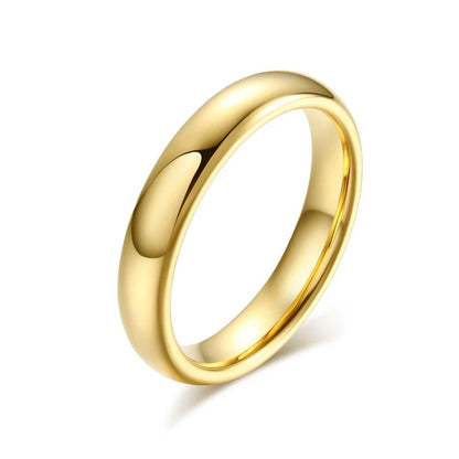 “Anti-scratch tungsten wedding rings, simple classic bands, durable couples jewelry, timeless design.”
