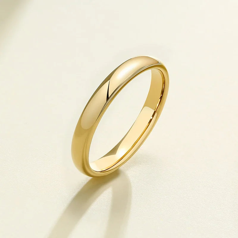 “Anti-scratch tungsten wedding rings, simple classic bands, durable couples jewelry, timeless design.”