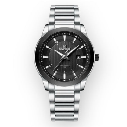 “Top Brand Mens Stainless Steel Quartz Sports Watch Waterproof Luxury Date Clock.”
