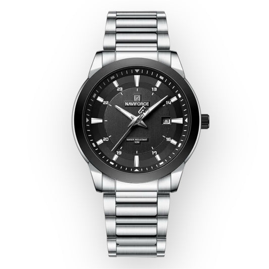 “Top Brand Mens Stainless Steel Quartz Sports Watch Waterproof Luxury Date Clock.”