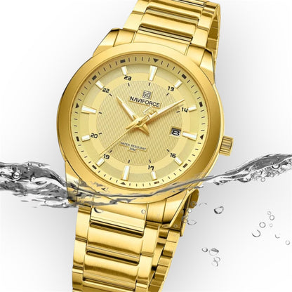 “Top Brand Mens Stainless Steel Quartz Sports Watch Waterproof Luxury Date Clock.”