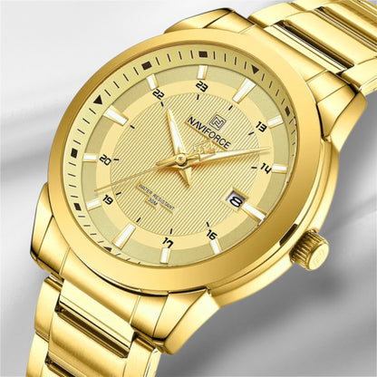 “Top Brand Mens Stainless Steel Quartz Sports Watch Waterproof Luxury Date Clock.”