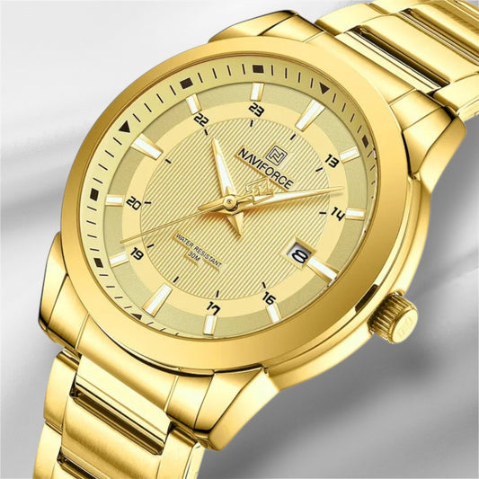 “Top Brand Mens Stainless Steel Quartz Sports Watch Waterproof Luxury Date Clock.”