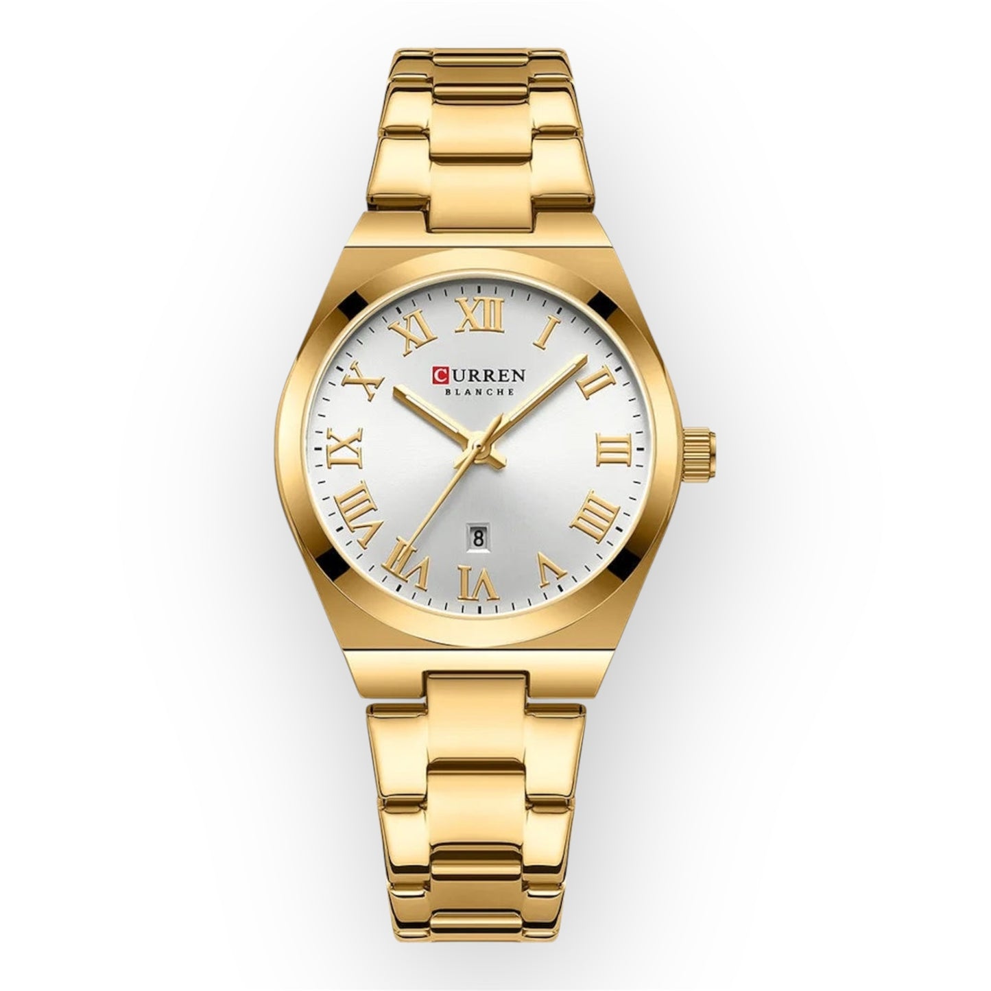 “Luxury Fashion Women’s Watch, Waterproof Quartz, Stainless Steel Elegant Timepiece.”