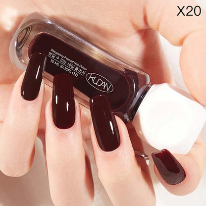 “10ml Water-Based Peel Off Nail Polish, Glitter Colors, Manicure Supplies”