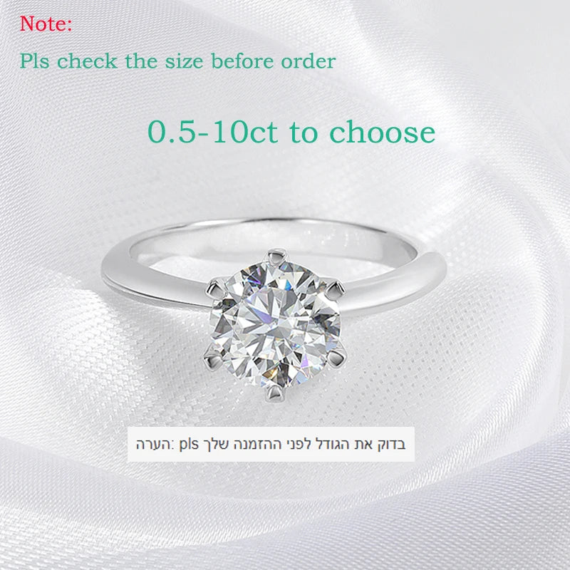 “GRA-certified moissanite solitaire ring, VVS1, perfect for engagement or wedding.”