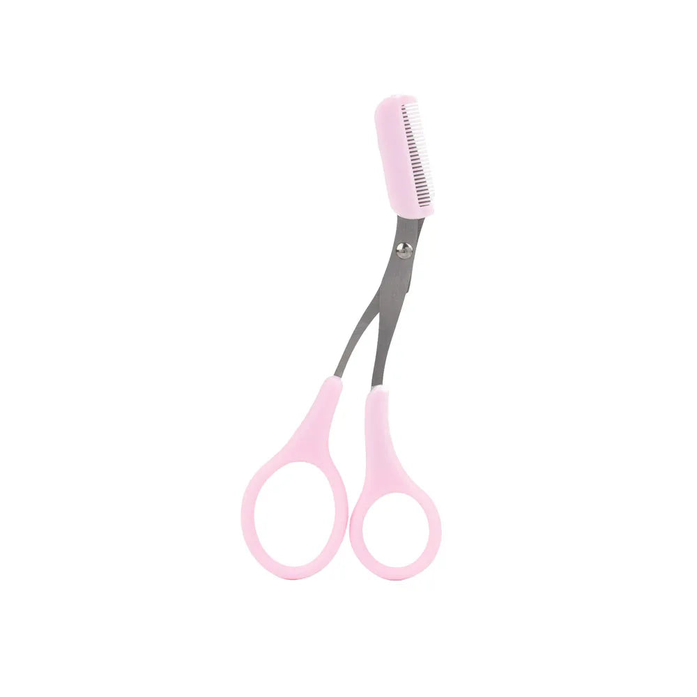 “Stainless Steel Eyebrow Trimmer: Comb, Shape, and Perfect Your Look Safely.”