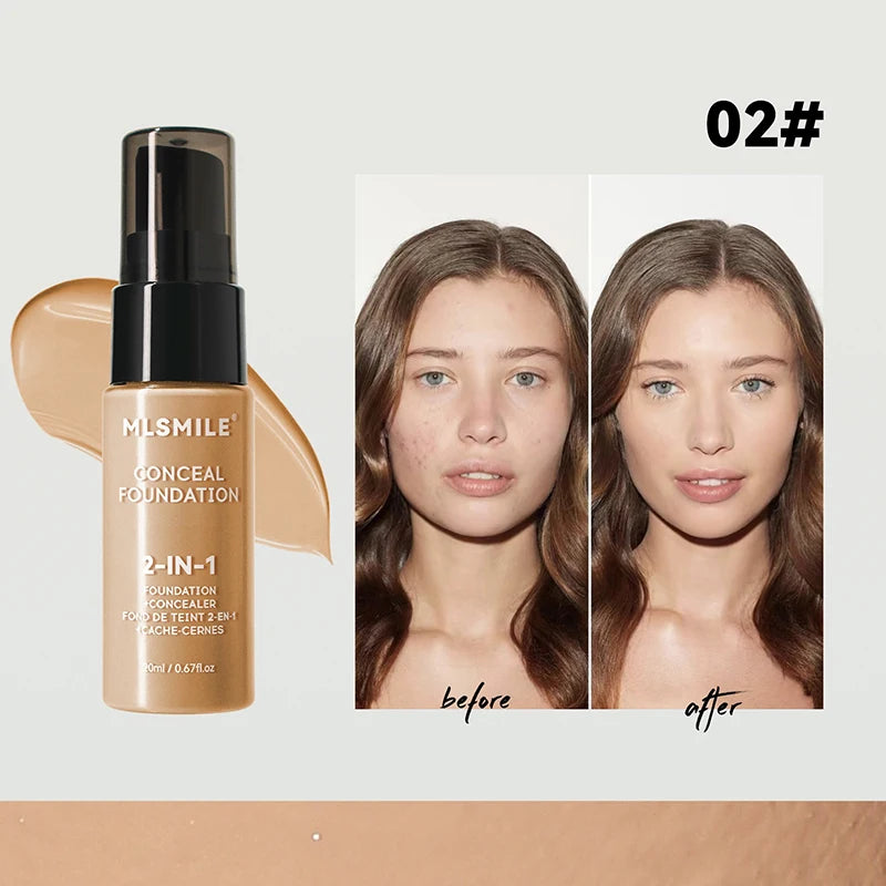 “Face Foundation Cream – Oil-Control, Matte BB Cream, Waterproof, Long-Lasting Concealer, Full Coverage”
