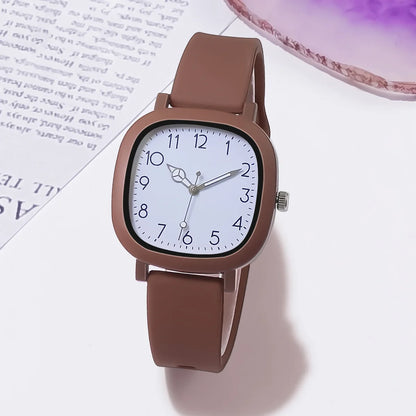 “Fashion Brand Bear Women’s Quartz Watch - Casual Silicone Jelly Watch for Girls.”