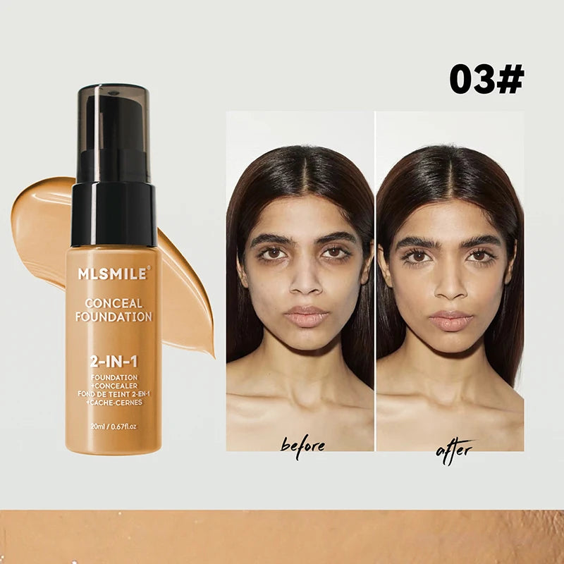 “Face Foundation Cream – Oil-Control, Matte BB Cream, Waterproof, Long-Lasting Concealer, Full Coverage”