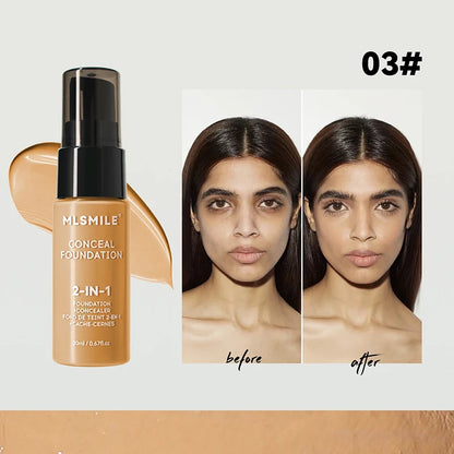 “Face Foundation Cream – Oil-Control, Matte BB Cream, Waterproof, Long-Lasting Concealer, Full Coverage”