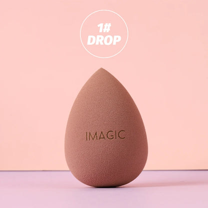“IMAGIC beauty sponge, soft puff, gourd shape, water drop, wet and dry makeup tool.”
