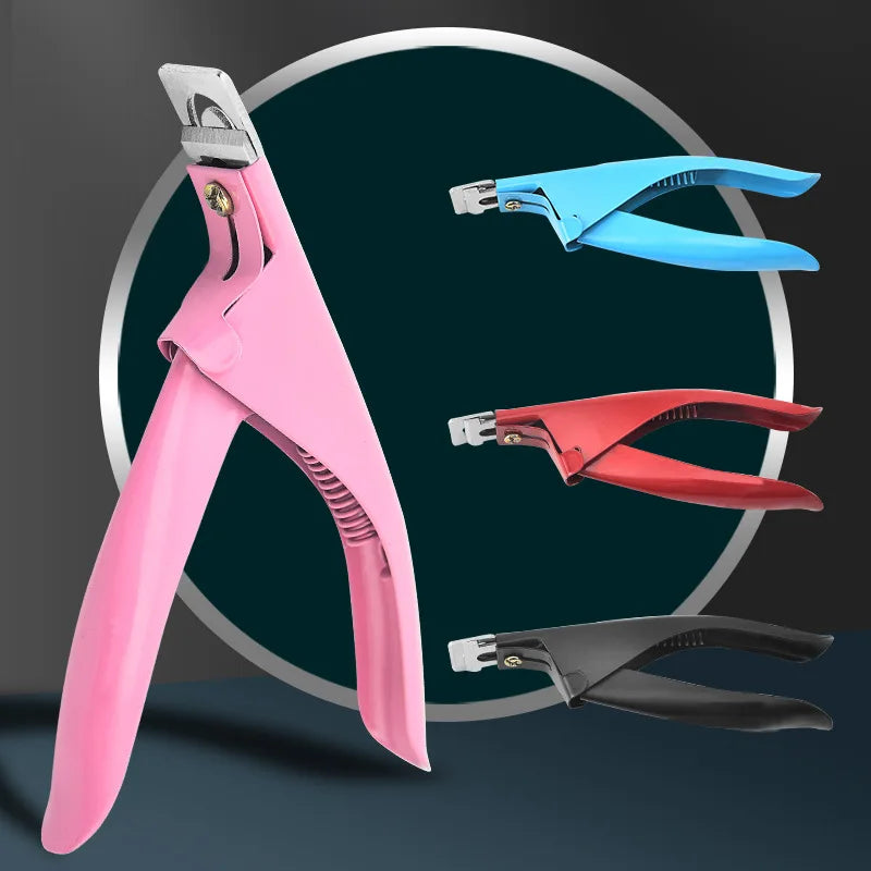“False Acrylic Tips Clipper, U-Shaped Manicure Clamp, Professional Nail Cutting Tool”