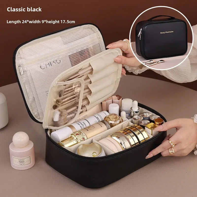 “New Women’s Cosmetic Bag Large Capacity Portable Luxury Makeup Travel Organizer Toiletry”