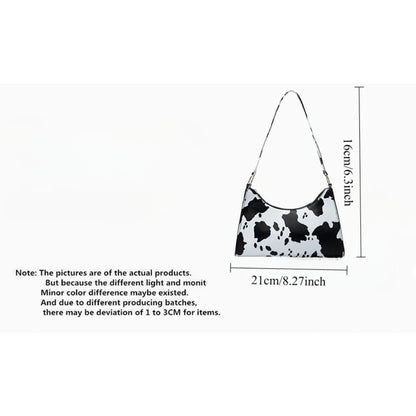 “Trendy zebra-print shoulder bag, PU leather, chic design, perfect summer accessory.”