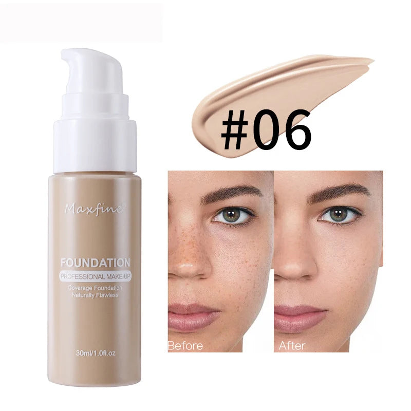 “Liquid Foundation – Effective Concealer, Waterproof, Sweat-Resistant for Professional Makeup”