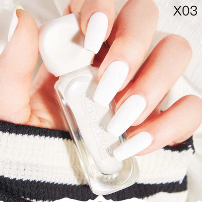 “10ml Water-Based Peel Off Nail Polish, Glitter Colors, Manicure Supplies”