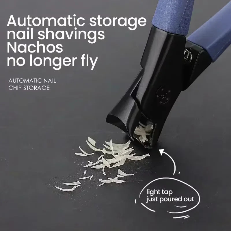 “Stainless steel nail clippers, gray, durable, thick nails, elderly use, individual household trimmer.”