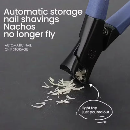 “Stainless steel nail clippers, gray, durable, thick nails, elderly use, individual household trimmer.”